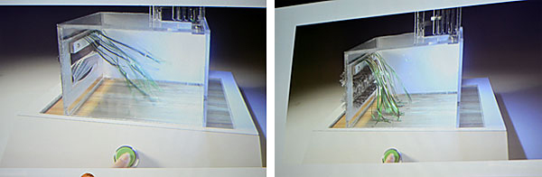 「AeroForceエクストラクター」とブラシ状ローラーの吸引力の比較