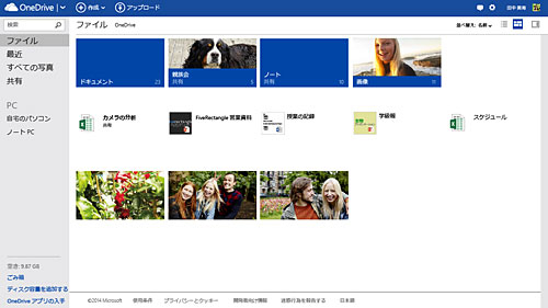「OneDrive」の利用イメージ
