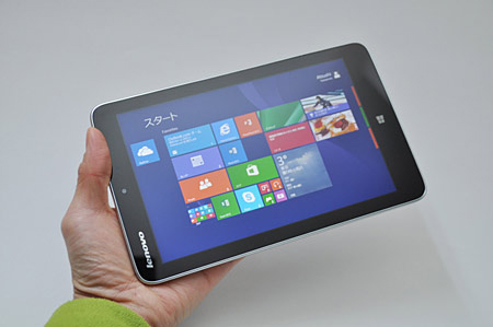 レノボのWindows 8.1搭載8インチタブレット端末「Miix 2 8」