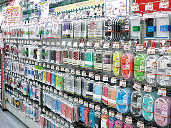 充実した品揃えのスマートフォンアクセサリ