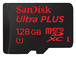 サンディスク ウルトラ プラス microSDXC UHS-I カード 128GB
