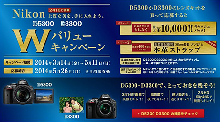 Nikon W バリューキャンペーン