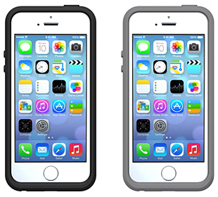 音量調整ボタン、オン/オフボタンは、立体的にデザインした