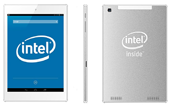 「インテル、はいってる」タブレット