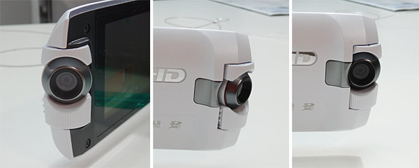 サブカメラが270°動く