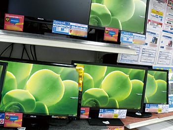 「安さには絶対の自信がある」という液晶ディスプレイ