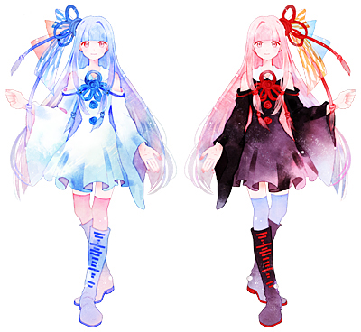 「琴葉 葵」と「琴葉 茜」