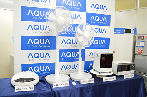 扇風機・オーブントースター・ロボットクリーナーの新製品