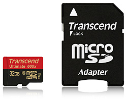 microSDHCカード Class 10 UHS-I 600x（Ultimate） 32GB