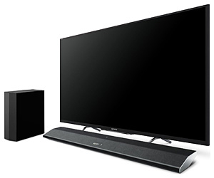 「ブラビア」と組み合わせた「HT-CT370」