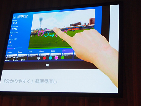 「今後は対応スポーツを増やしてより多くの人をハッピーにしていきたい」という「Spot」