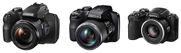 「FinePix S1」「FinePix S9400W」「FinePix S8600」
