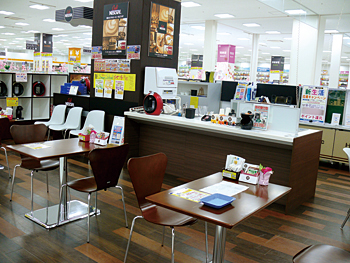 工夫を凝らしたコーヒーメーカーコーナー