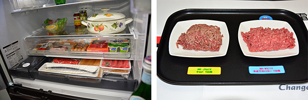 肉や魚を「氷点下ストッカー」で長持ちさせることが可能