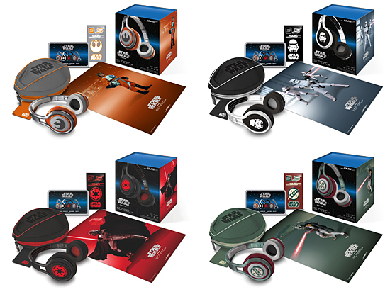 「レベル・アライアンス(ルーク・スカイウォーカー)」「ストーム・トゥルーパー」、「ギャラクティック・エンパイヤー(ダース・ヴェイダー)」「ボバ・フェット」