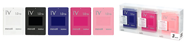 カセットHDD「iV」カラーシリーズ