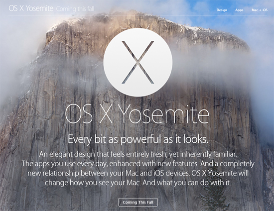 「OS X Yosemite」
