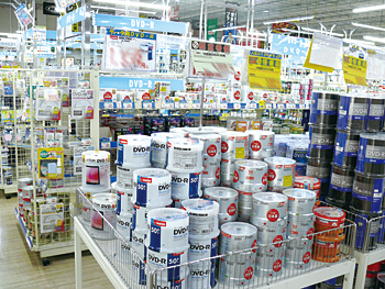 消耗品の品揃えも充実させている