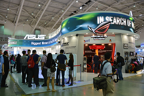 「COMPUTEX TAIPEI 2014」のASUSブース