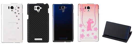 au公式アクセサリ「au +1 collection」から登場する専用アクセサリ