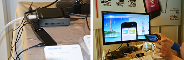 ワイヤレスディスプレイアダプタの試作機