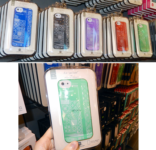 表参道店限定の「Omotesando + kiriko エアージャケット for iPhone 5/5s」