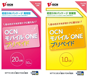 「期間型20日間タイプ」と「容量型1GBタイプ」