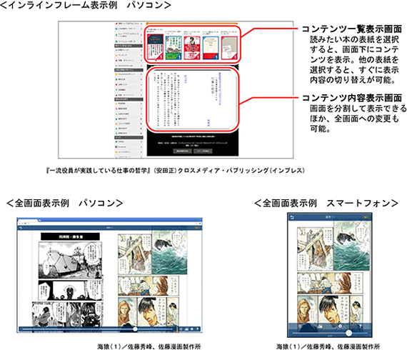 「ブラウザビューア」のイメージ