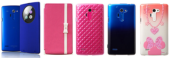 「au +1 collection」の「isai FL」専用アクセサリ