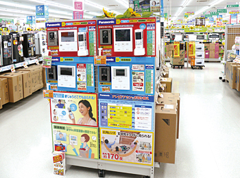 オープン時は取り扱っていなかったドアホン