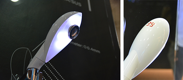 LED内蔵のシャワーヘッド