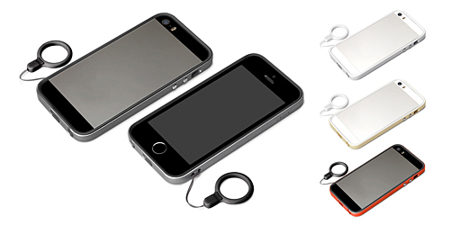 Premium Style Bumper for iPhone 5s/5 with Ring strap