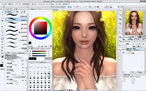 「CLIP STUDIO PAINT DEBUT」