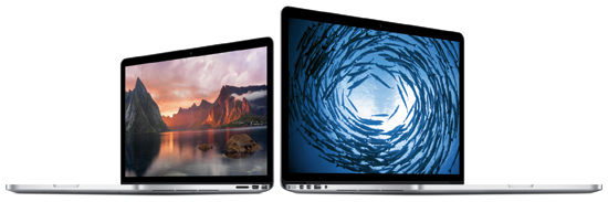 MacBook Pro Retinaディスプレイモデル
