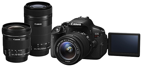 EOS Kiss X7i・トリプルズームキット