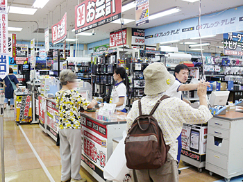 親切な接客で来店者の心をつかむ