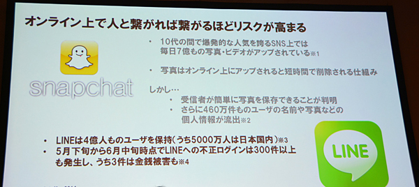 SNS上にも脅威が蔓延している