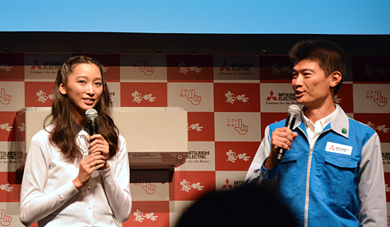 杏さんと吉川浩司課長のトークセッション