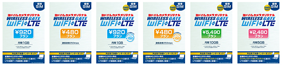 「ワイヤレスゲートWi-Fi＋LTE SIMカード」のイメージ