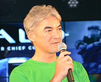 「Xbox One」の最新情報を紹介する泉水敬執行役