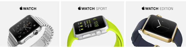 デザインの異なる三つのエディション