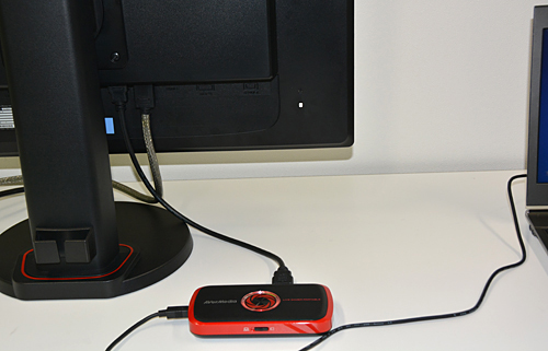 「RL2460HT」のHDMI出力端子と「AVT-C875」を接続