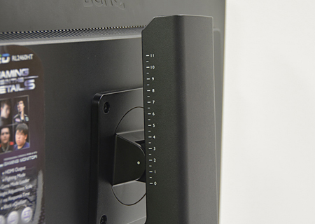 高さをひと目で確認できる目盛りつき