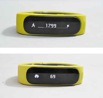 歩数や消費カロリーを表示