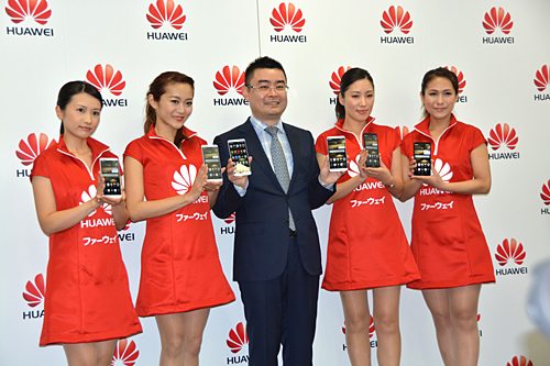 呉 波副社長と「Ascend Mate7」