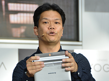 「ハングモード」を説明する櫛田部長