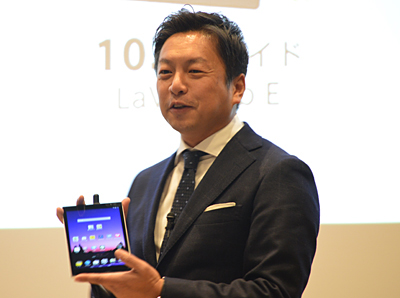 PC国内シェアNo.1の理由を語る留目真伸常務