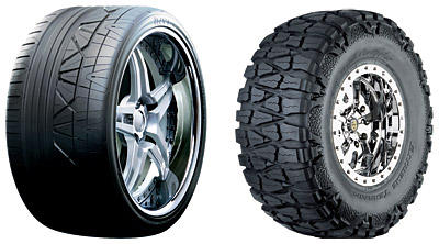 個性的な世界観を演出する「NITTO」のタイヤ