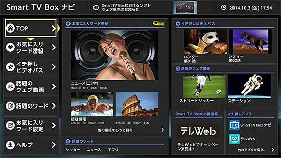 「Smart TV Box ナビ」のイメージ