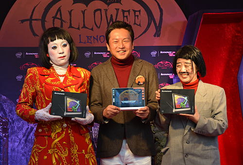 日本エレキテル連合がレノボのイベントに参加